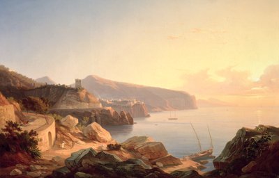 Le Golfe de Sorrente, près de Vico, vers 1855 - Carl Wilhelm Goetzloff